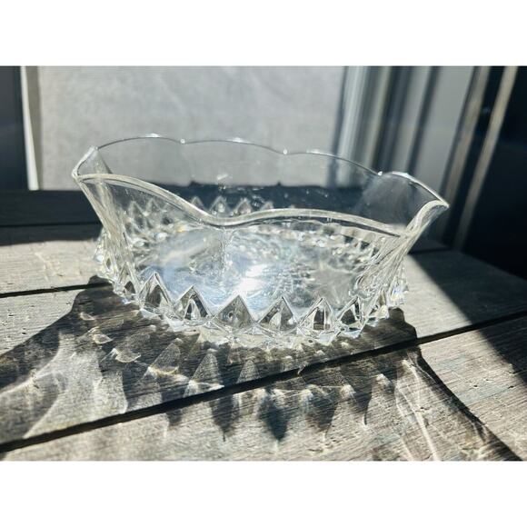 EAPG Bryce Bros Amazon Sawtooth Serving Bowl Scallop Rim Early American 1890's - Picture 6 of 16